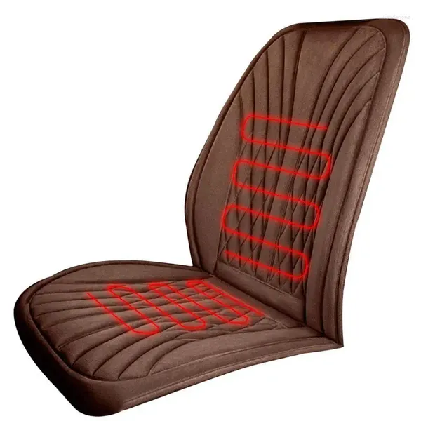 Coussin de siège d'auto Coussin avec des sièges automobiles à chaleur 3 Réglage de la chaise chauffée Protection d'alimentation parfaite parfaite pour