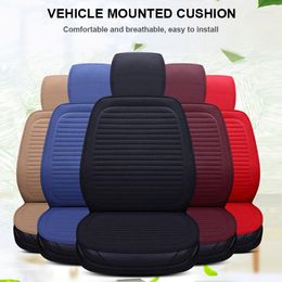 Fundas de asiento de coche Cojines Funda de asientos antideslizante de lino de algodón universal Impermeable para la mayoría de los coches CSL2023