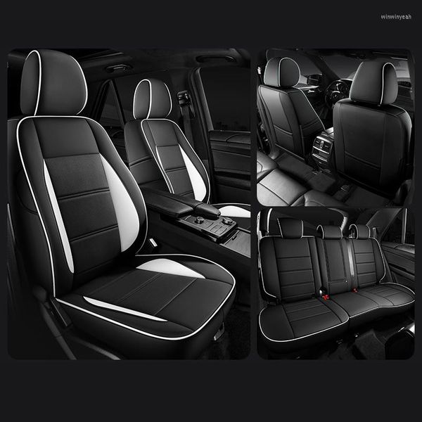 Fundas de asiento de coche, funda de cuero personalizada para MG ZS 2023, accesorios para automóviles, piezas de repuesto para interiores, conjunto completo