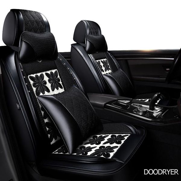 Fundas de asiento de coche DOODRYER Flax para Focus 2 3 Fushion Ranger Mondeo Fiesta Edge Explore Kuga Fusion Seats