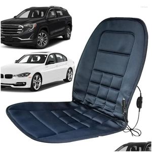 Cubiertas de asiento de coche Ers 160G Cojín de silla con calefacción Estilo Cojín de invierno Cojines Tela plana Veet Er para automóviles Van Home Drop Entrega Automobil Otbgu