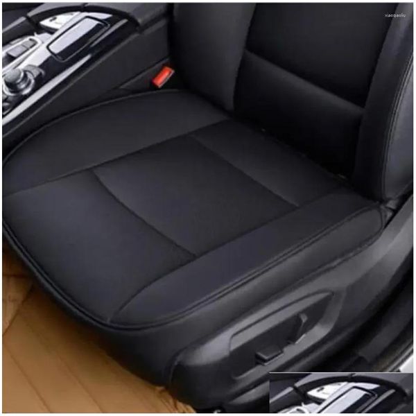 Housses de siège de voiture Ers Coussin ER Protecteur Tapis de protection avant Tapis de protection en cuir PU Accessoires intérieurs Drop Livraison Automobiles Moto Otjxl