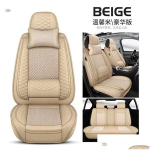 Fundas De Asiento De Coche Ers Er Para Glc Coupe Glc250 Glc300 Glc350E Glk-Class Glk250 Glk280 Glk300 Glk350 Entrega Directa Automóviles Motocicletas Otb76