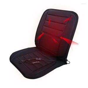 Cubiertas de asiento de automóvil Ers Calentador de cojín con calefacción 12V Calentador Negro Cómodo Cálido Ergonómico para automóviles Camiones Vehículos Entrega de entrega Automobil DHSGB