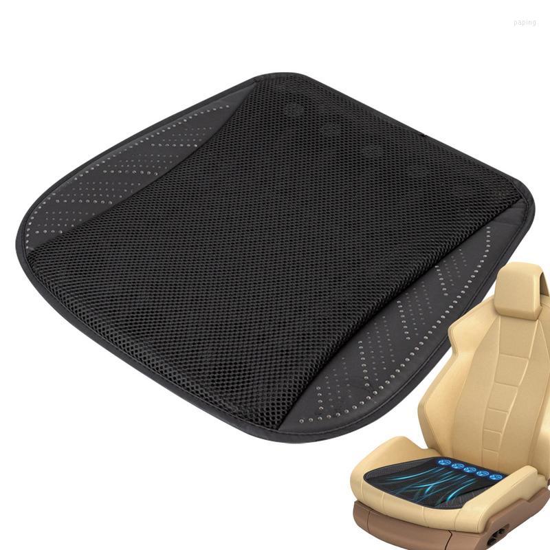 Car Seat Covers Fan Cushion Breathable Airflow Universal Cooling Cover With 5 Fans Adjustable 3