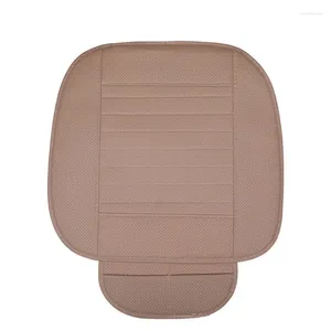 Housses de siège de voiture, coussin à la mode en cuir de charbon de bambou, coussin de Protection approprié, couverture de produits de décoration intérieure automobile