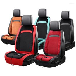 Housses de siège de voiture coussin chauffant rapide 12V/24V housse chauffante avec contrôleur de température Intelligent protecteur chaud 5 couleurs