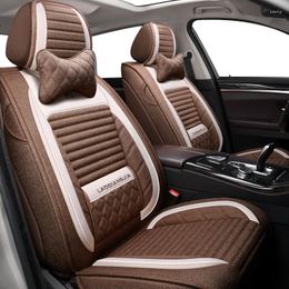 Housses de siège de voiture FeKoFeKo lin universel pour Geely Emgrand X7 FE1 EC7 GX style Automobiles intérieur Auto coussin protecteur