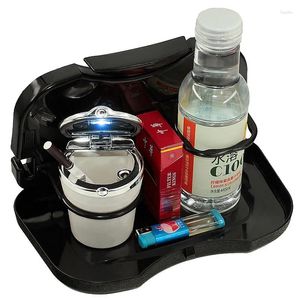 Couvercles de siège d'auto Bac de boisson pliable Automobile Table à manger Arrivée d'eau Assette de véhicule
