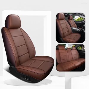 Auto -stoelhoezen voor I30 IX35 Kona I20 I40 Santafe Coupe Ioniq Tucson Elantra Equus Universal Leather Auto Accessories