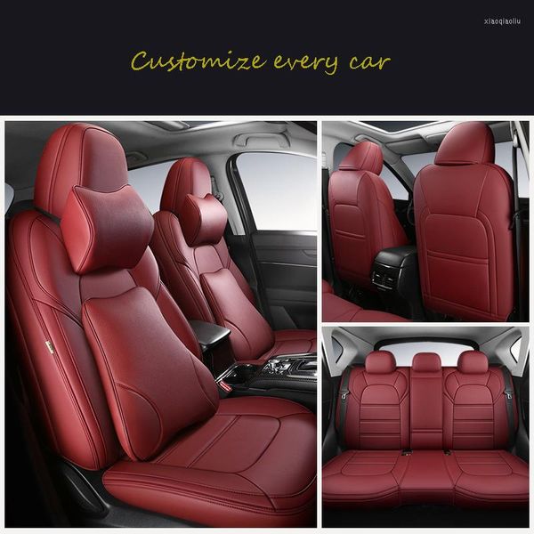 Fundas de asiento de coche para Mini Cooper R56 R53 R50 R60 Paceman Clubman Coupe Countryman, accesorios de cuero personalizados para automóviles