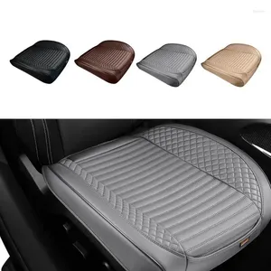 Housses de siège de voiture, couverture avant universelle, coussin respirant, imperméable, protection en cuir Nappa, accessoires d'intérieur