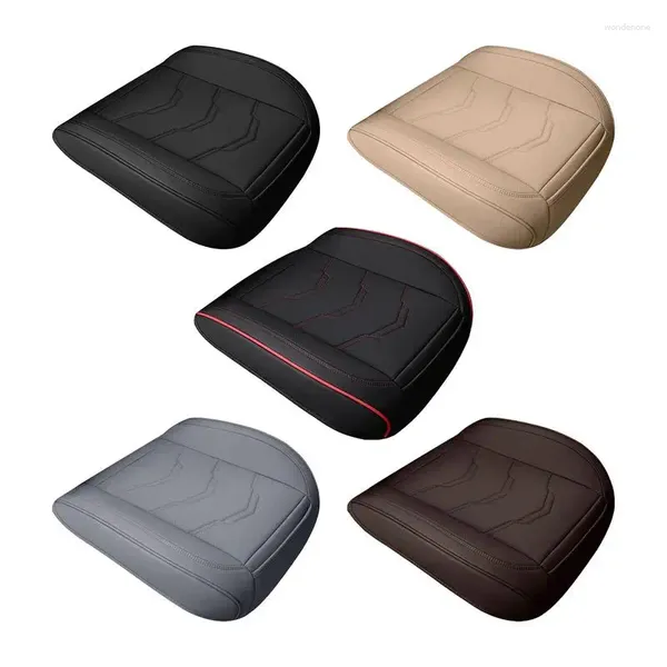 Cubiertas de asiento del automóvil Protectores de cubierta de cuero PU delantero impermeable para camiones de autos