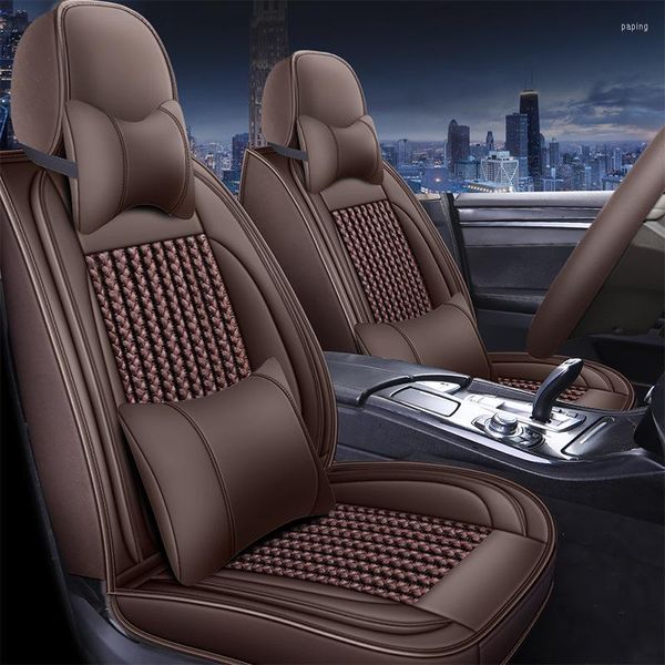 Fundas de asiento de coche, cubierta trasera delantera para todos los modelos 3 5 6 CX-5 CX-7 CX-9, accesorios para automóviles con estilo