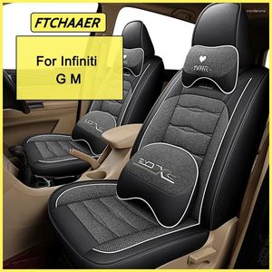 Auto -stoel omvat ftchaaer -cover voor Infiniti G20 G25 G35 G37 M30 M35 M37 M45 M56 Auto -accessoires Interieur (1Seat)