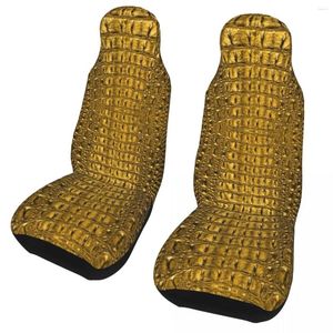 Couvre-sièges Cover Gold Crocodile Skin Universal Cover Four Seasons Autoyouth Modèle Texture Tissu Protecteur