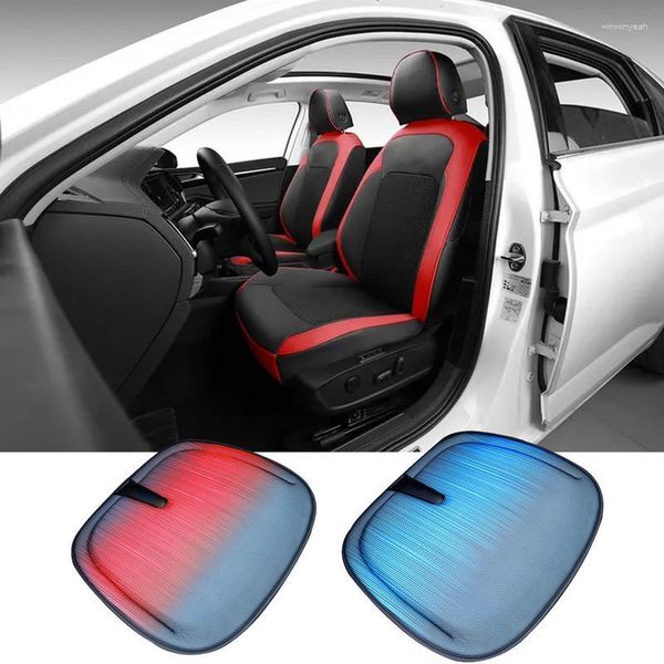 Cubiertas de asiento de coche Asientos degradados Cojín Almohadilla antideslizante para gel de enfriamiento de espuma de memoria de verano