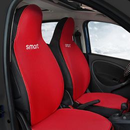 Auto-stoel bestrijkt half ingesloten ijs zijden kussen voor Smart 453 451 fortwo forfour accessoires interieur vier seizoenen omslag