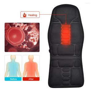 Auto -stoel bedekt verwarmde massagedeksel snel verwarming kussen universele winter warme kussen beschermer verwarming high/mid/mid/low 8 modi