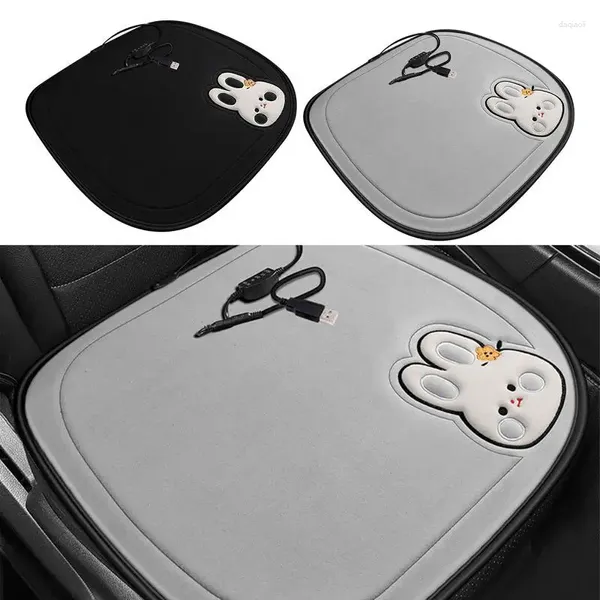 Housses de siège de voiture, coussin de chaise chauffant et Rechargeable, Protection contre la surchauffe rapide, accessoires chauffants électriques