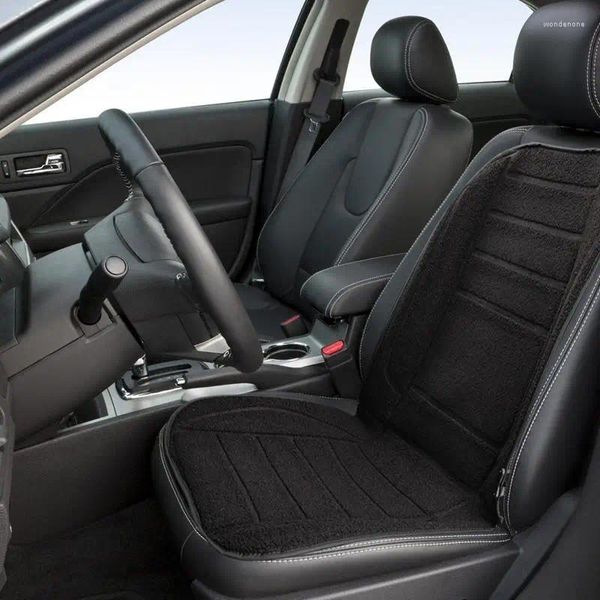 Cubiertas de asiento de coche Cubierta de calefacción Invierno rápido Calentado con comodidad Respaldo antideslizante Protector transpirable Pad Herramientas automáticas