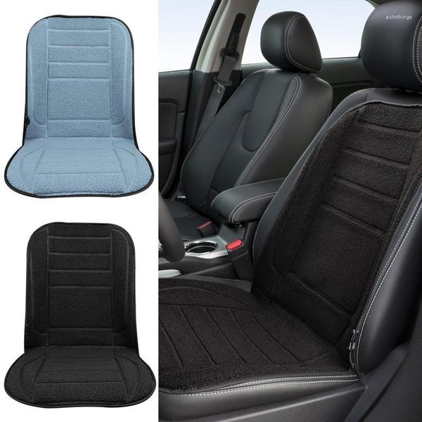 Fundas de asiento de coche, funda de calefacción, cojín caliente, resistente a los arañazos, comodidad, respaldo antideslizante, Sensor rápido para sedanes