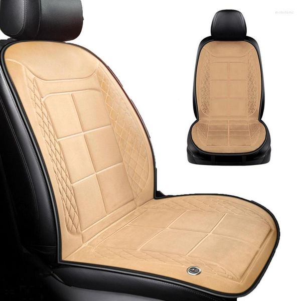 Cubiertas de asiento de automóvil Calefacción universal calentada 5 segundos calentador de felpa con diseño seguro para ancianos de invierno mujeres hombres