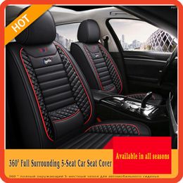 Fundas de asiento de coche de alta calidad 5 asientos funda de cuero Universal para CS75 Changan CS55 CS35 PLUS Protector de accesorios envolvente completo