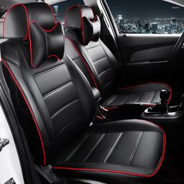 Fundas de asiento de coche HLFNTF de cuero personalizado para W211 Cla W212 W245 E-klasse Gla W176 Glk Gle A180 accesorios de estilo