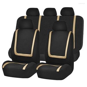 Fundas de asiento de coche KBKMCY Refresh Aged Set Fit para la mayoría de los coches Protección trasera delantera Accesorios interiores