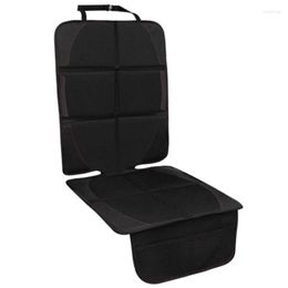 Housses de siège de voiture grand tissu imperméable enfant bébé protecteur avec poches de rangement pour SUV berline camion cuir et