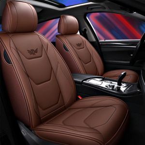 Housses de siège de voiture en cuir, pour Note Almera x-trail Leaf Teana Tiida Altima Juke Qashqai, housse de coussin, accessoires automobiles