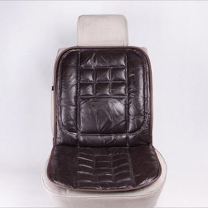 Auto -stoelbedekkingen Leer Universal Cushion Solid Color en Comfortabele Single Backest Four Seasons Cushioncar