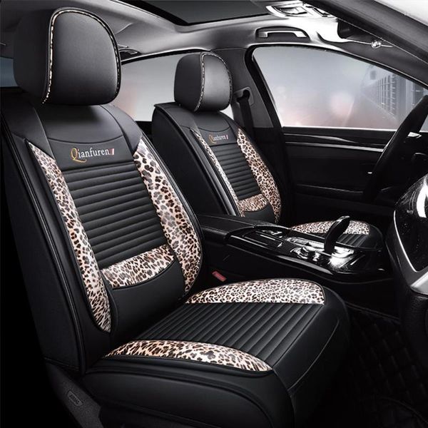 Housses de siège de voiture imprimé léopard pour GLA CLA CLS GLC GLE GLK GLS CLK SLC SL ML GL accessoires Auto intérieur universel