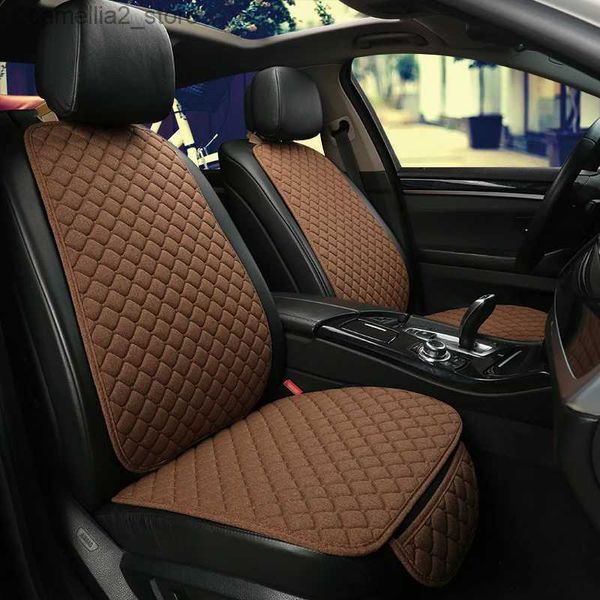 Housses de siège de voiture Housse de siège de voiture en lin Coussin de siège pour VOLVO XC60 XC90 XC40 XC70 S60L C30 S80 S90 V50 V60 Accessoires de voiture Produits automobiles Q231120