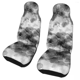 Couvre-cartes d'auto Marbing Tie Dye Cover Universal Cover Four Seasons pour toutes sortes Modèles Géométriques Fiber Hunting