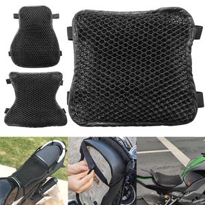 Housses de siège de voiture housse de coussin de moto maille respirante réglable coussin antidérapant séchage rapide selle de protection touring