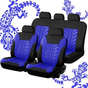 Housses de siège de voiture Nouveau 4 / 9pcs Siège de voiture Ers Set Fit la plupart des voitures Protecteur de style Four Seasons Drop Livraison Automobiles Motos Interio Dhk3L