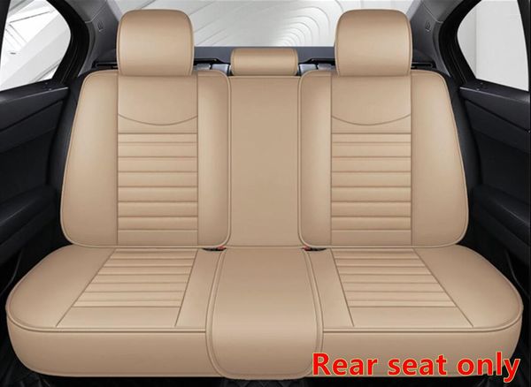 Housses de siège de voiture uniquement oreillers de coussin en cuir arrière universel général tout compris Super-fibre Pu sièges Support E1