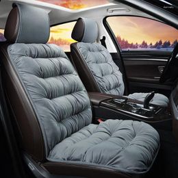 Housses de siège de voiture, coussin en peluche universel, housse chaude pour l'hiver, convient à 99% des accessoires d'intérieur de protection des voitures