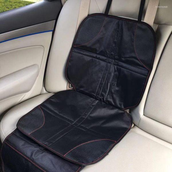 Fundas de asiento de coche protegen los asientos Protector antideslizante de PVC para niños sillas de bebé cojín de protección Auto Back Scuff Dirt