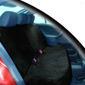 Housses de siège de voiture coussin de protection noir universel Polyester Anti-salissure solide Auto accessoires housse étanche lavable avant arrière