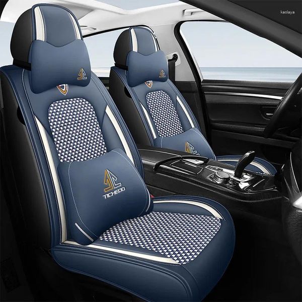 Fundas de asiento de coche, cubierta de cuero PU para Arona Leon Ateca Tarraco Ibiza Alhambra Toledo, accesorios para automóviles