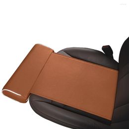 Auto -stoelafdekkingen PU Leather Rest Leg Support Kussen geknipt het hele seizoen Auto verlengde kussen Universeel verlengde slijtvaste huis