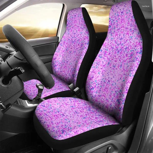 Housses de siège auto violettes sur mesure, idées cadeaux, accessoires mignons, amour