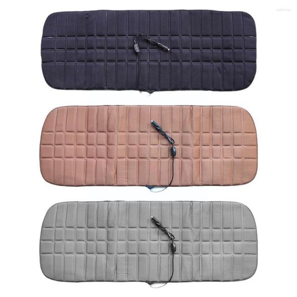 Housses de siège de voiture arrière coussin chauffant universel 12V électrique hiver accessoires couverture automobile Pad 3 chauffage Colo J6G5