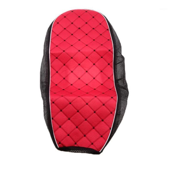 Fundas para asientos de coche, funda de cojín impermeable para scooter eléctrico y motocicleta roja, M L XL