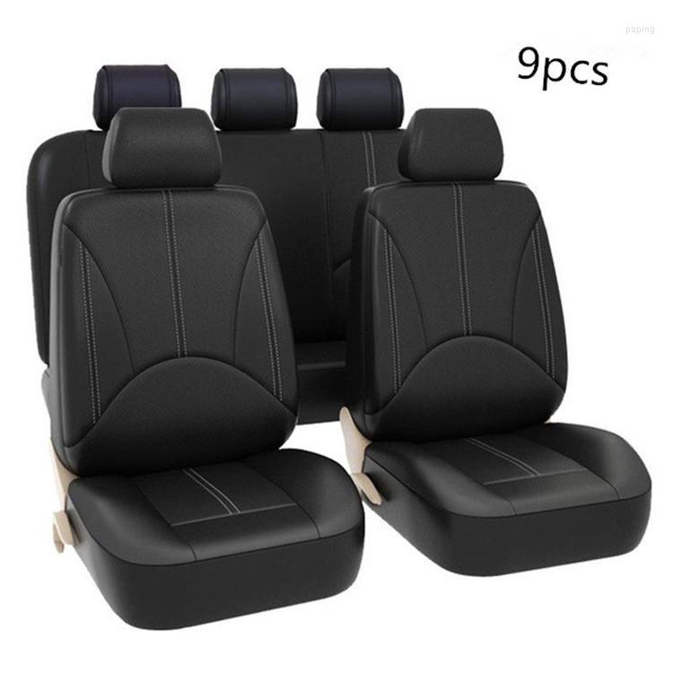 Housses de siège de voiture en cuir PU, couvre-siège universel pour quatre saisons, accessoires imperméables et anti-poussière pour voitures