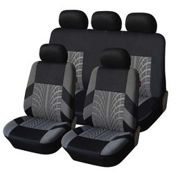 Couvertures de siège d'auto Ensemble Universal Fit La plupart des couvercles de voitures avec un détail de pneu de pneu Styling Seat Protecteur