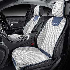 Auto -stoel omvat zijden materiaalbedekking voor mg zs hs mg5 mg3 Accessoire vouur interieur vrouwen wagen huis